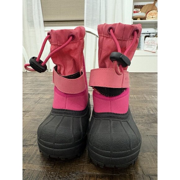 Columbia Toddler Pink Snow Boots Size 6 - Picture 2 of 8